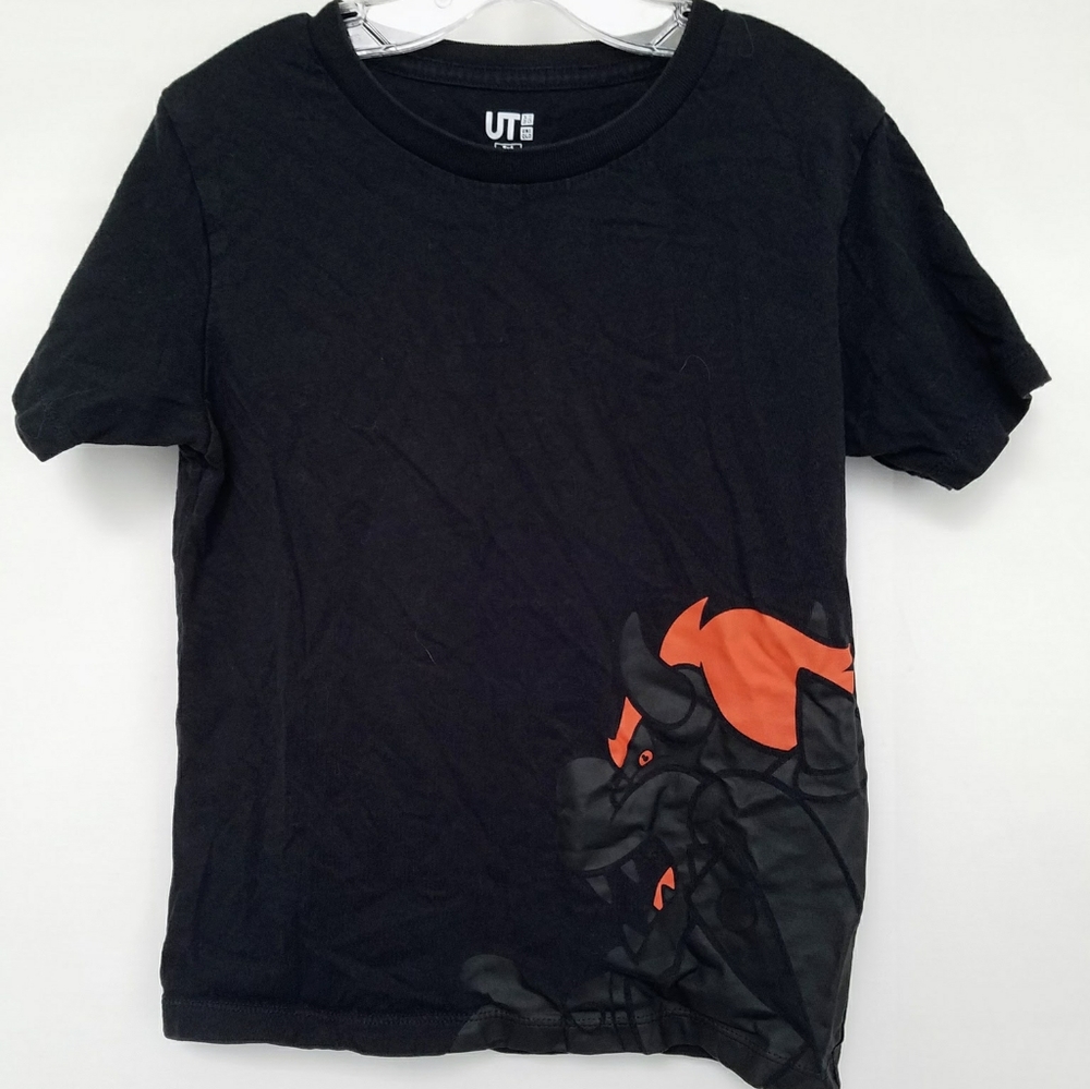 Black Uniqlo X Nintendo Tee